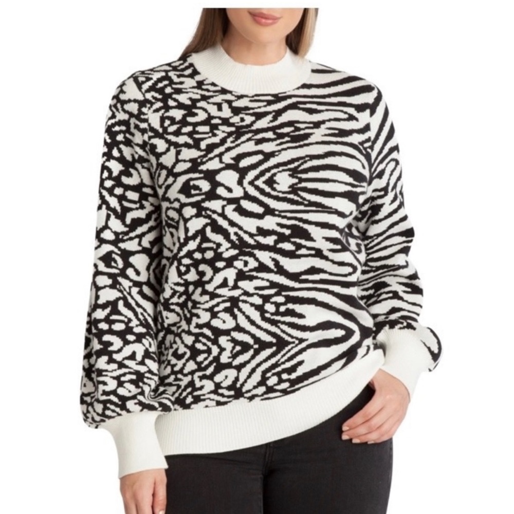 NWT Adyson Parker animal print sweater